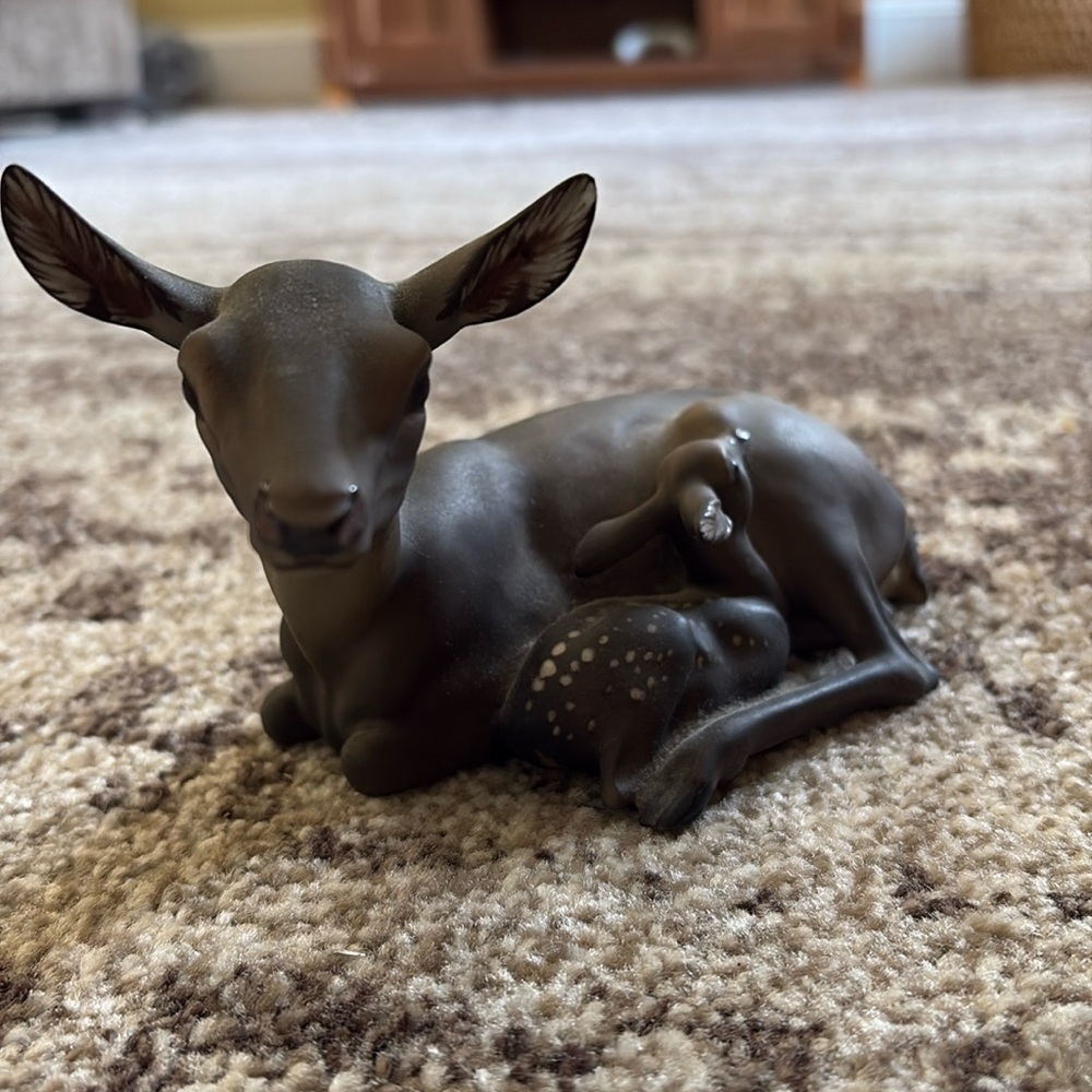 C. Martinu Spain Fawn and Doe Figurine